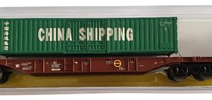Vagón De Carga Trix, Esc N 15645-04 Transp Container 40p
