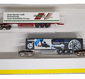 Set 2 Vagones De Carga Trix, Esc. N 13492 Transp. Containers
