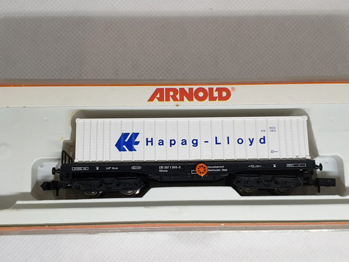 Vagón De Carga Arnold, Escala N 4951 Transp. Container 40` - Imagen 3