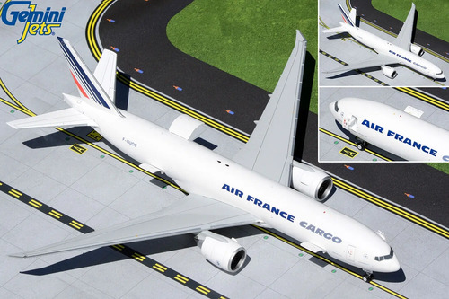 Aviòn Gemini 200, Boeing 777f Air France, Interactivo Blanco/azul - Imagen 2