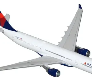 Aviòn Gemini Jets, Escala 400 Airbus A330-300 Delta Blanco/azul