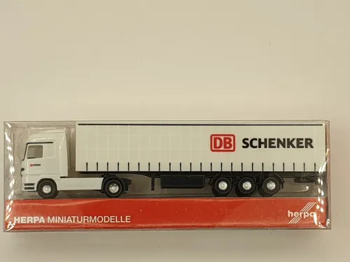 Camión Miniat. Herpa Esc N Mb Actros Lh Sz Maquetas 1/160 Blanco