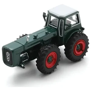 Vehículo En Miniature, Tractor Schuco Dutra D4k Verde Oscuro