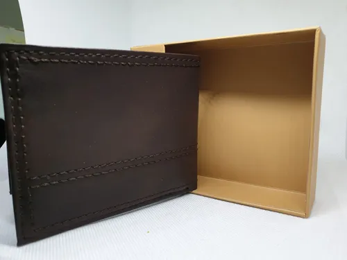 Billetera Levi`s Original Hombre Brown 31lp220144 Marrón Liso - Imagen 8