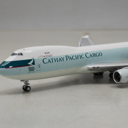 Avión Jc Wings 400, Boeing 747-8f Cathay Pacific Interactivo Verde Blanco - Imagen 8
