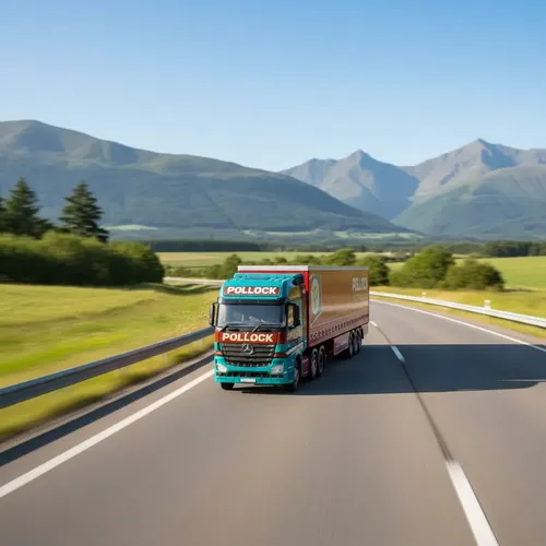 Camión Miniatura Oxford, Esc N M. Benz Actros C/acoplado Rojo Calipso - Imagen 6