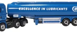 Camion Miniatura Escala N Oxford Tanquero Scania Exol Azul