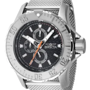 Reloj Invicta 48010 Vintage Quartz Hombres Acero Plateado