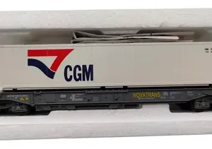 Vagòn De  Carga Roco, Escala H0 60377 Transp. Container Cgm