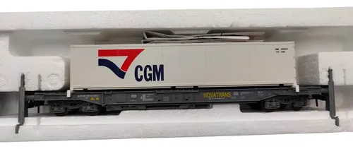Vagòn De Carga Roco, Escala H0 60377 Transp. Container Cgm