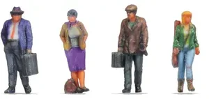 Figuras Noch, Esc N 35310 Pasajeros De Estación De Trenes