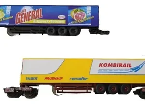 Set De 2 Vagones De Carga Trix Escala N Containers 15200