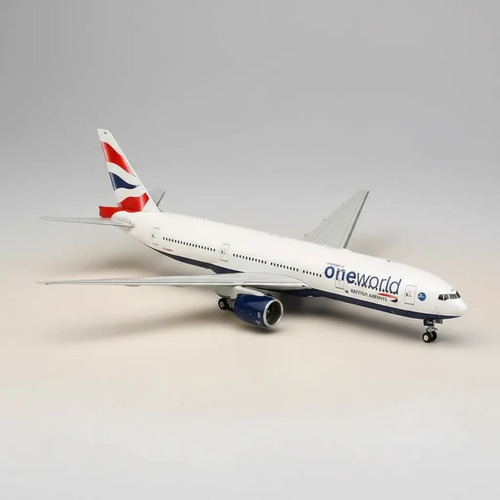 Avión Gemini 200, Boeing 777-200er British Airways One World Blanco, Azul, Rojo - Imagen 5