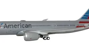 Avión Gemini Jets, Esc. 400, Boeing 787-8 American Airlines Gris Metalico
