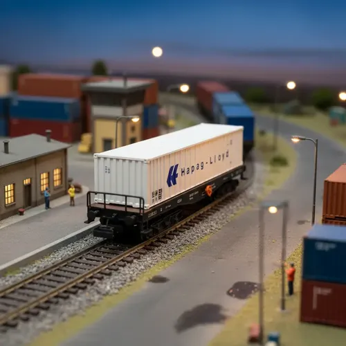 Vagón De Carga Arnold, Escala N 4951 Transp. Container 40` - Imagen 7