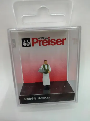 Figura Para Maqueta H0 Preiser 28044 Garzòn Atendiendo - Imagen 2