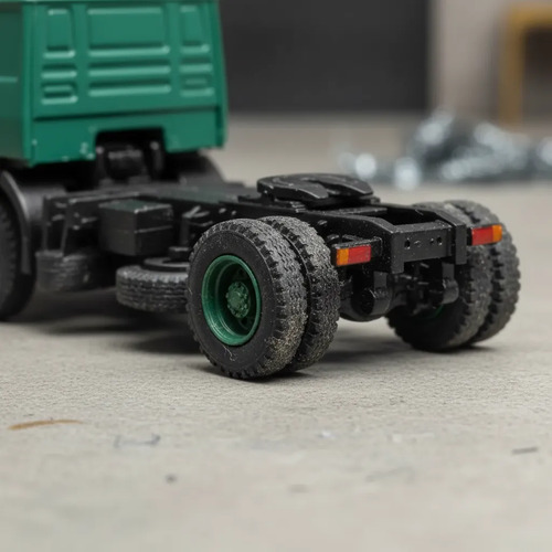 Camión Miniatura Minis Lc 4056-1, Man F90, Esc N Verde Musgo - Imagen 4