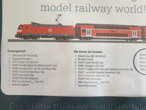 Set De Inicio, Tren Eléctrico Digital Piko, Escala H0 59102 - Imagen 4