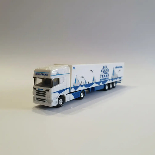 Camión Herpa, Escala N 1/160 , Scania R Sattelzug Blanco/azul - Imagen 5
