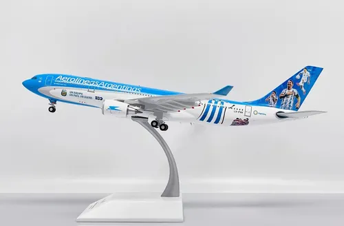 Avión Jc Wings, Esc 200, Airbus A-330 Aerol. Argentinas Blanco Celeste - Imagen 2