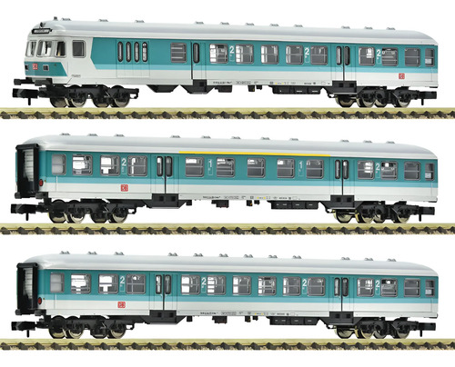 Vagones Fleischmann Set De 3, Escala N, Con Luz 6260090