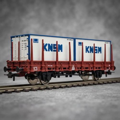 Vagón De Carga Roco 6600152 Escala H0 Para Containers - Imagen 4
