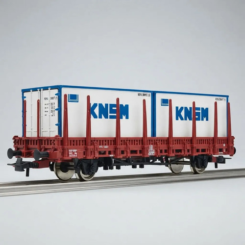 Vagón De Carga Roco 6600152 Escala H0 Para Containers - Imagen 5