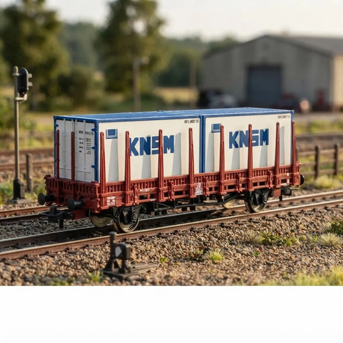 Vagón De Carga Roco 6600152 Escala H0 Para Containers - Imagen 2