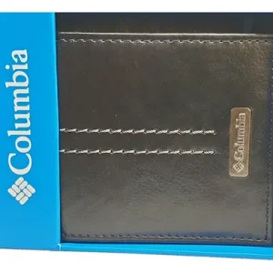 Billetera Columbia Original, Rn 129919 Black Negro Liso